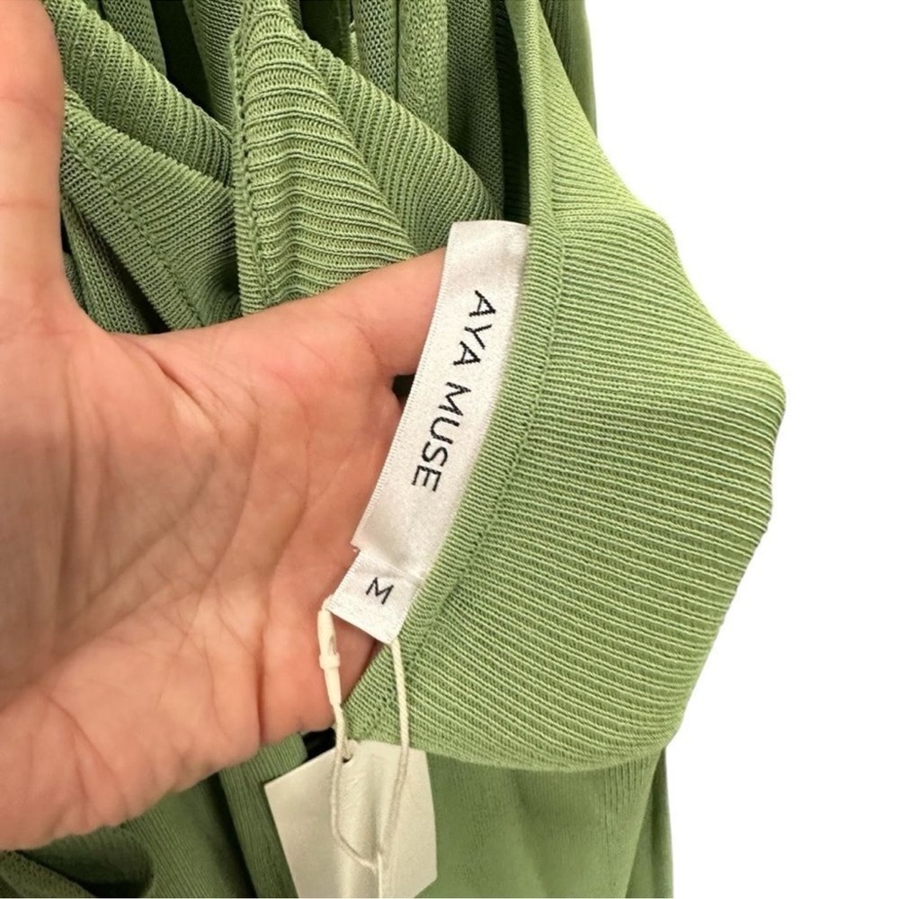 AYA MUSE Edo Maxi Dress In Green - Picture 3 of 5